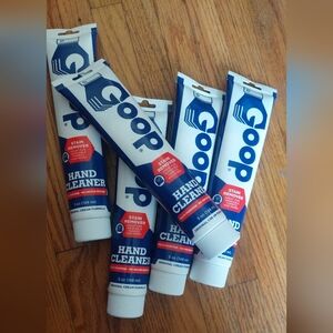 Lot Of 5 GOOP Hand Cleaners - 5 Oz Each NEW Stain REMOVER